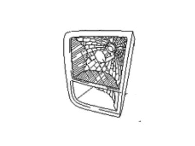 Kia 924602J000 Lens & Housing-Rear Combination Inside