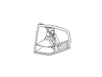 Kia 924202J000 Lens & Housing-Rear Combination Outside
