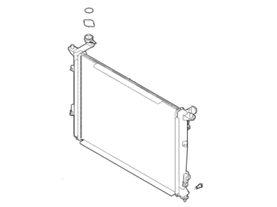 Kia 253103T140 Radiator Assembly