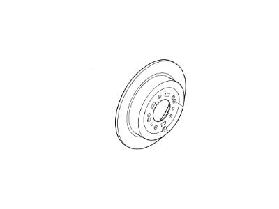 Kia 58411D3000 Disc Assembly-Rear Brake