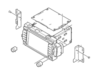 Kia 965601W110CA Head Unit Assembly-Avn
