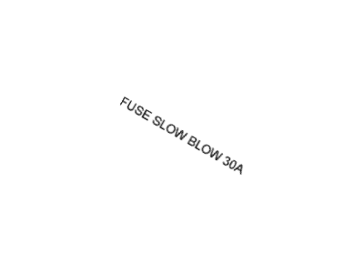 Kia 1879001129 Fuse-Slow Blow 30A