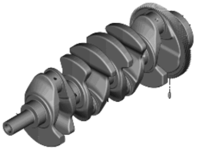 Kia 6Y21M2TA01 CRANKSHAFT Assembly