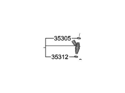 Kia 353103NTB0 Fuel INJECTOR-Mpi
