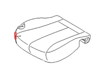 Hyundai 88260-4D011-CS2 Front Passenge Side Seat Cushion Covering