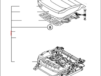 Kia 881001W160BB2 Cushion Assembly-Front Seat