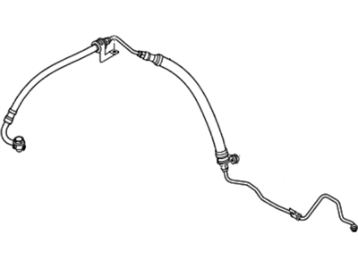 Kia 575102G000 Hose Assembly-Power Steering Oil Pressure