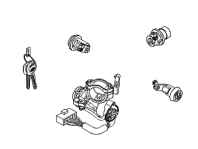 Kia 0K31A09010 Key Set