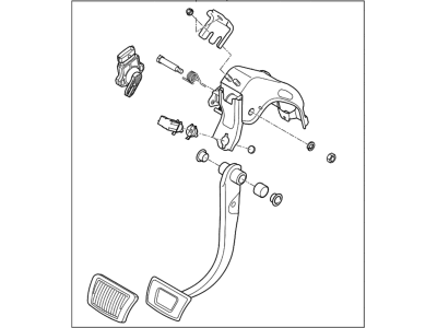 Kia 328004U000 Pedal Assembly-Brake