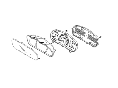 Kia 940012F200 Cluster Assembly-Instrument