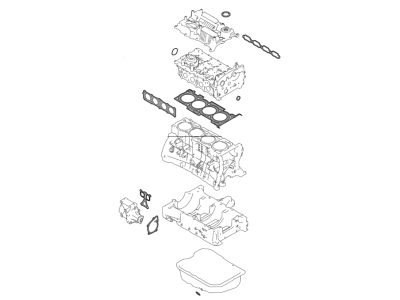 Kia 209102CA03 Gasket Kit-Engine OVEAUL