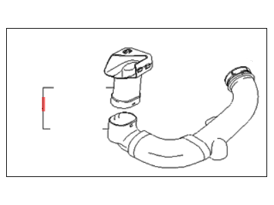 Kia 282101G000 Duct Assembly-Air