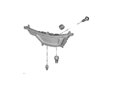 Kia 92405AT000 LAMP ASSY-REAR FOG