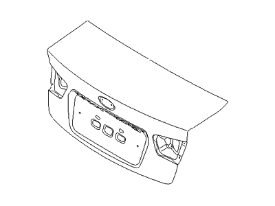 Kia 692001M040 Panel Assembly-Trunk Lid