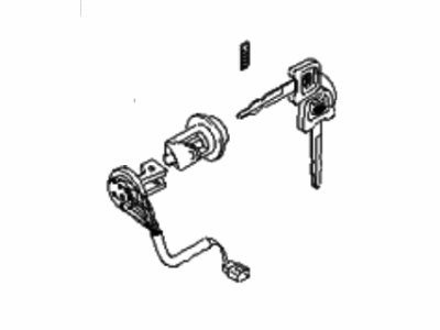 Kia 0K07F76960A Back Door Key Sub Set