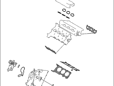 Hyundai 20920-3CA08 Gasket Kit-Engine Overhaul Upper