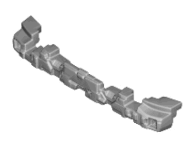 Kia 86521DW000 ABSORBER-FRONT BUMPE