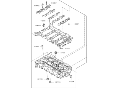 Kia 221102E250 Head Sub Assembly-Cylinder
