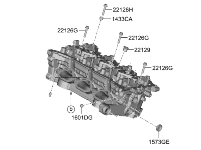 Kia 551G53NA00 HEAD SUB ASSY-CYLIND