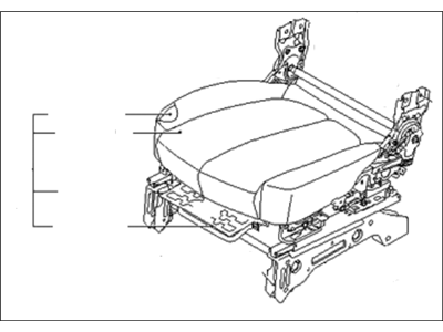 Kia 881011D452460 Cushion Assembly(W/O Track