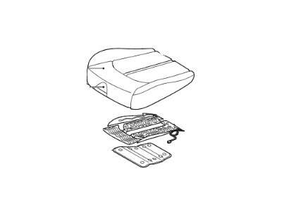 Kia 88100D5030H2R Cushion Assembly-Front Seat