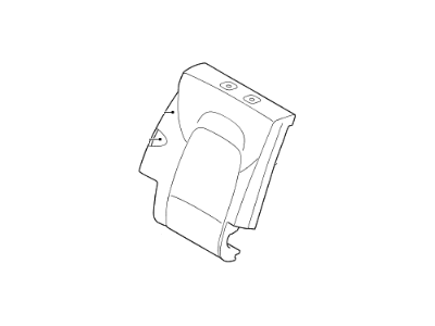 Kia 894601U700BD6 Rear Seat Back Covering, Right