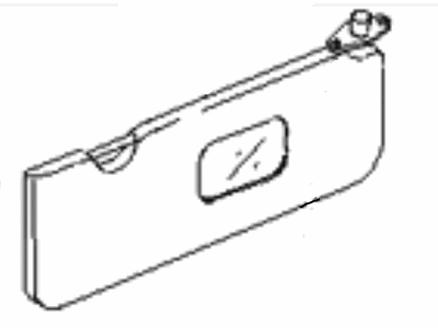 Kia 1K32A6927006 Sunvisor Assembly Right