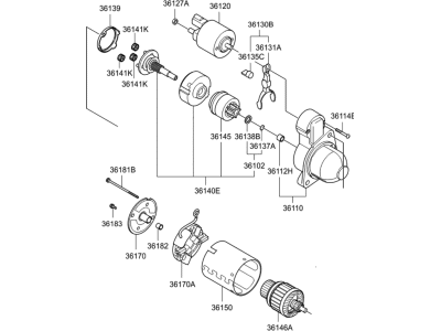 Kia 361002G300 Starter Assembly