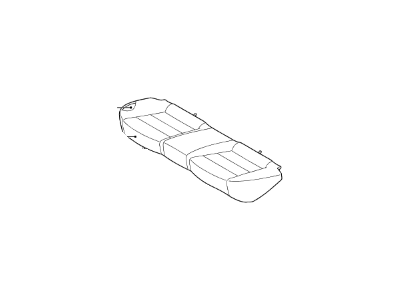 Kia 89160A7020K3A Rear Seat Cushion Covering Assembly