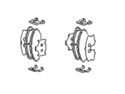 Kia 5830238A10 Pad Kit-Rear Disc Brake