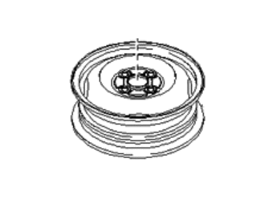 Kia K9965064050 Wheel, Spare, Disc