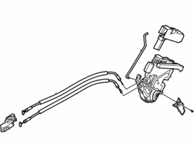 Kia 81410A7010 Rear Door Latch Assembly, Left