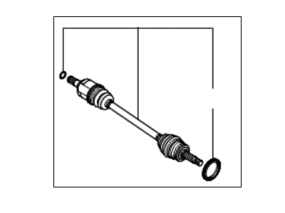 Kia 495001G000 Joint Assembly-Cv LH