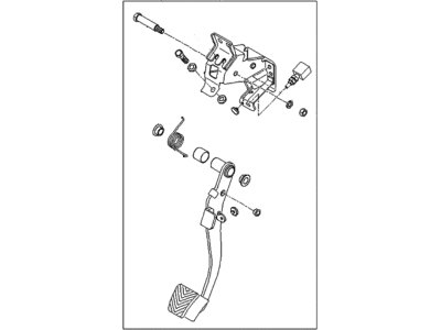 Kia 328051G640 Pedal Assembly-Clutch
