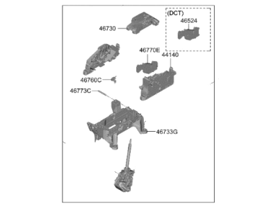 Kia 46700M7210 LEVER ASSY-ATM