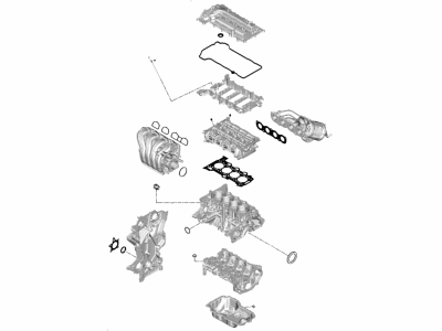 Kia 209102MV00 Gasket Kit-Engine Ov