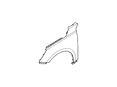 Kia 66321F6000 Panel-Fender, RH