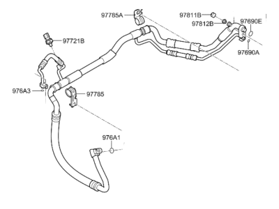 Kia 97777M7000 Tube Assembly-Suction