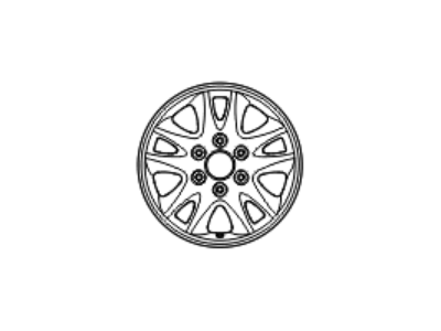 Kia 529104D160 Wheel Assembly-Aluminum