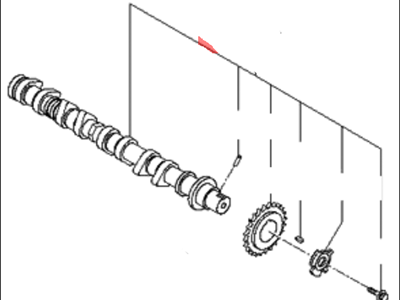 Hyundai 7C037-26U00 Camshaft Assembly-Intake