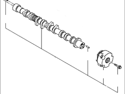 Hyundai 24200-26704 Camshaft Assembly-Exhaust