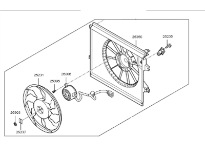 Kia 25380E4000 Blower Assembly
