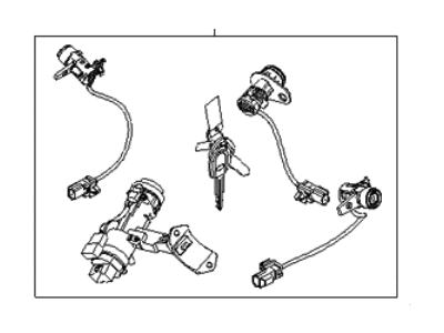 Kia 819052F210 Key Set