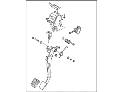 Kia 328022K150 Pedal Assembly-Clutch