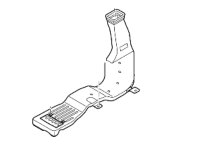 Kia 97370A9000 Duct-Rear Heating, RH
