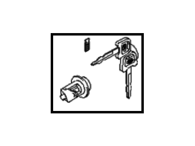 Kia 0K08A76930 Back Door Key Sub Set