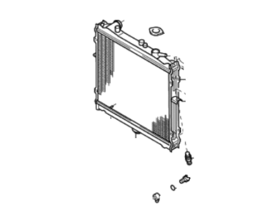 Kia 0K01215200A Radiator Assembly