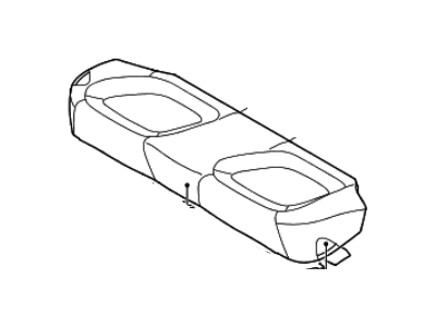 Kia 891502T010 Pad Assembly-Rear Seat Cushion