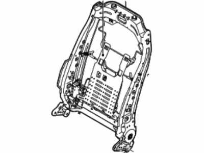 Kia 88380C6300 Lumber Support Assembly