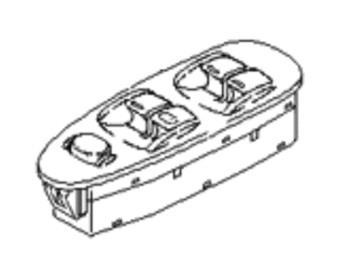 Kia 0K2N266350 Power Window Main Switch Assembly